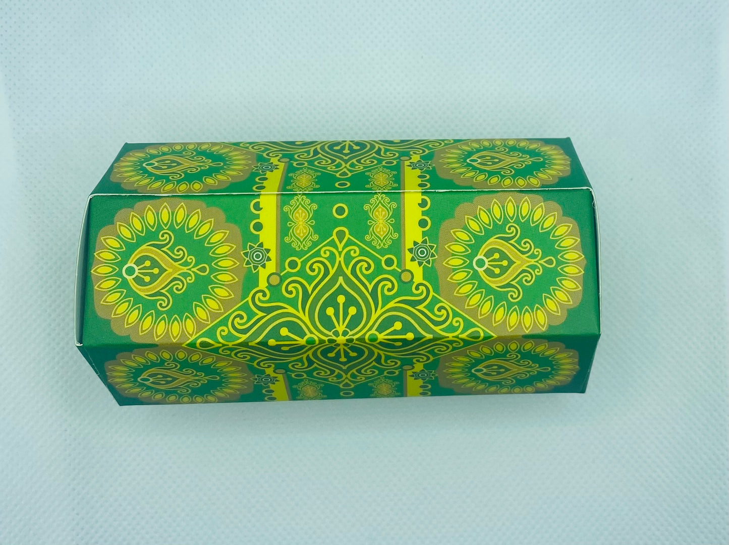 Mendhi Dholki Hexagon Themed Favour Boxes