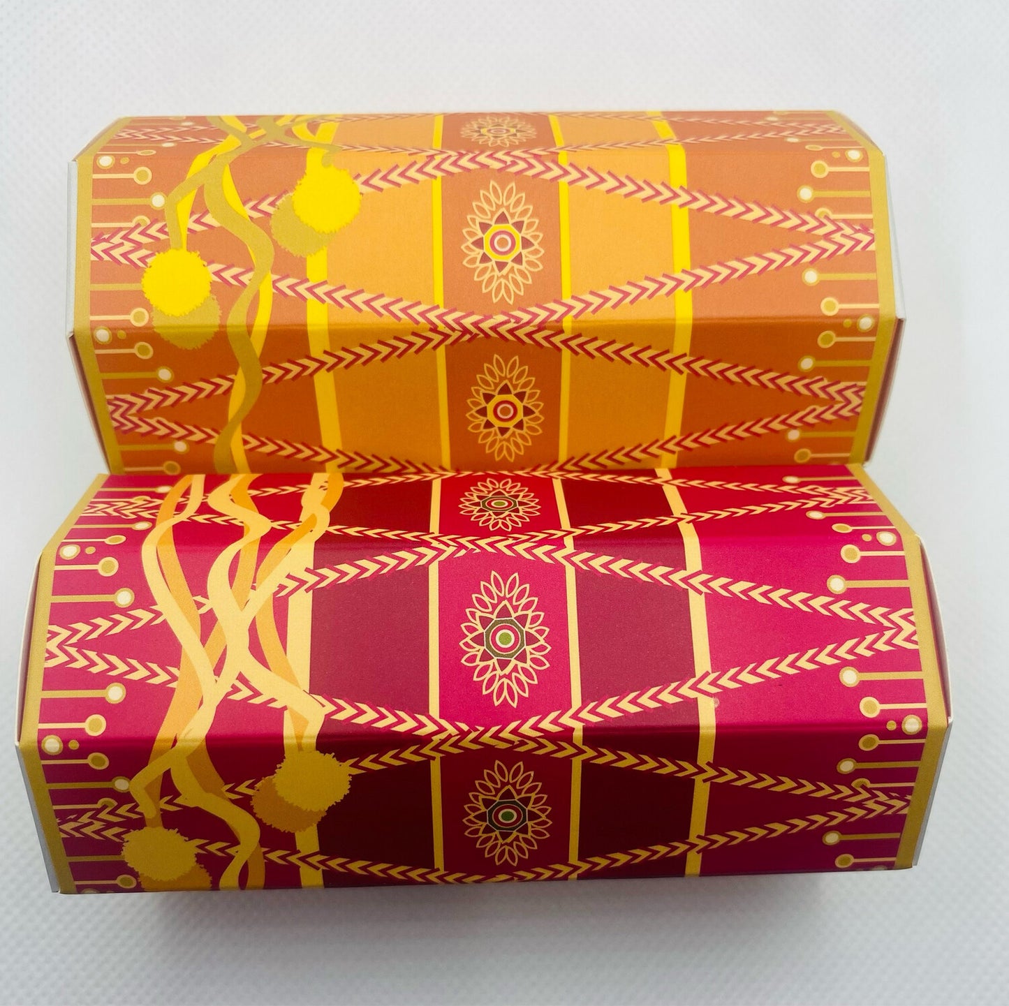 Mendhi Dholki Dhol Themed Favour Boxes